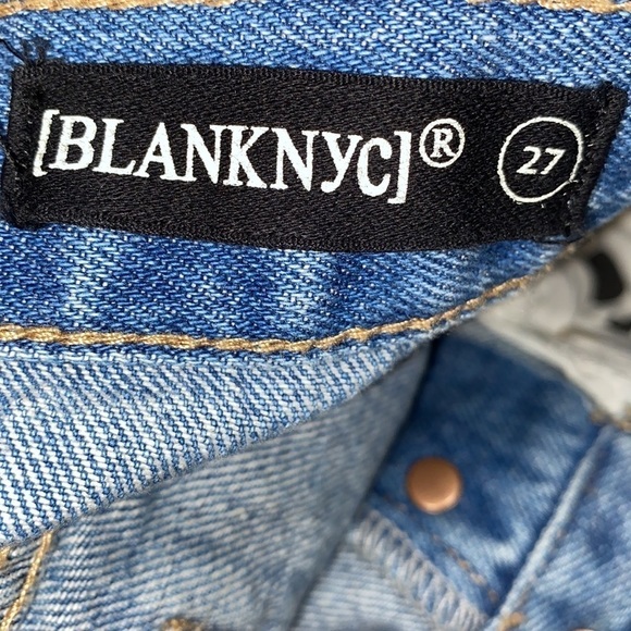 Blank NYC shorts jean shorts‎ distressed gray size 27 button fly - Picture 5 of 6